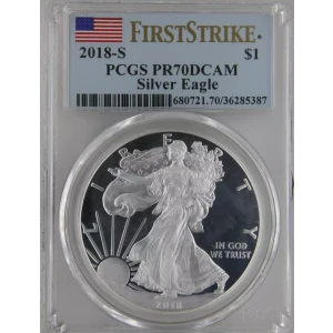 2018-S $1 Silver Eagle First Strike, DCAM (2)