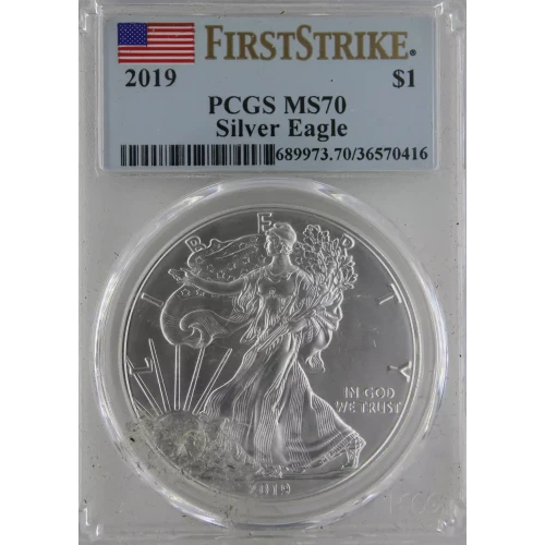 2019 $1 Silver Eagle First Strike