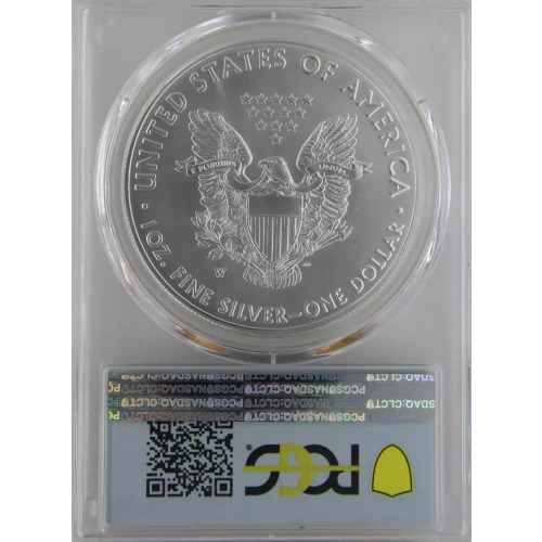 2019-W $1 Burnished Silver Eagle First Day of Issue