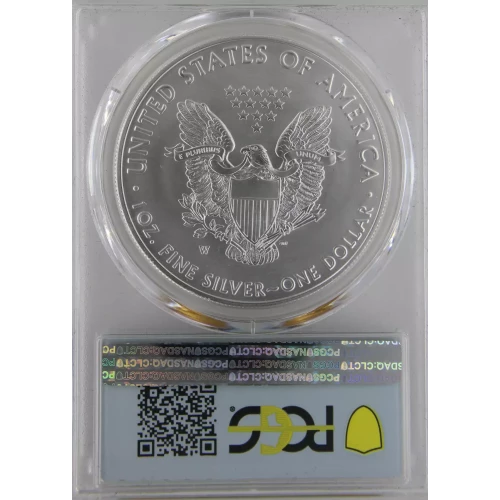 2019-W $1 Burnished Silver Eagle First Day of Issue (2)