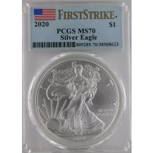 2020 $1 Silver Eagle First Strike