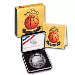 2020 Basketball Hall of Fame Silver Coin