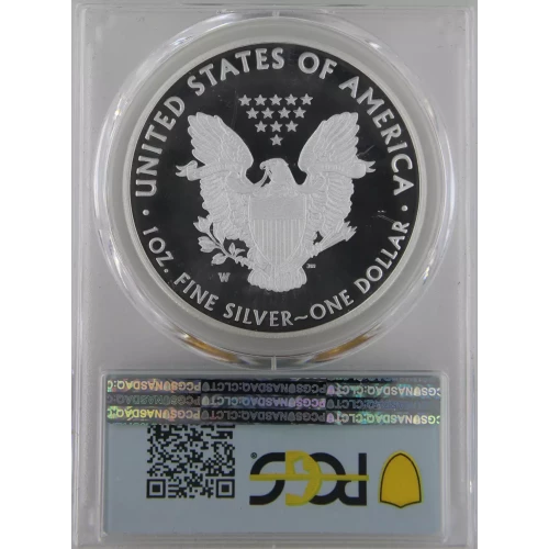 2020-W $1 Silver Eagle First Day of Issue, DCAM