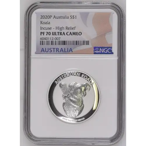 2020P Koala Incuse - High Relief ULTRA CAMEO (2)