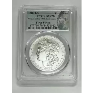 2021-S $1 Morgan Dollar 100th Anniversary First Strike