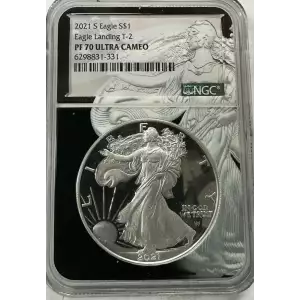 2021-S American Eagle T-2 PF70 Ultra Cameo