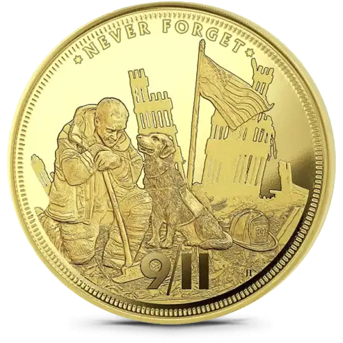 2021 Solomon Islands 9/11 Anniversary 1/8 oz Gold Coin (3)