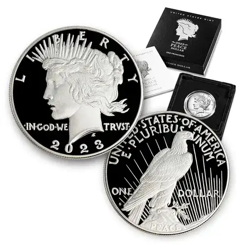 2023 Modern Peace Dollar - Proof OGP COA