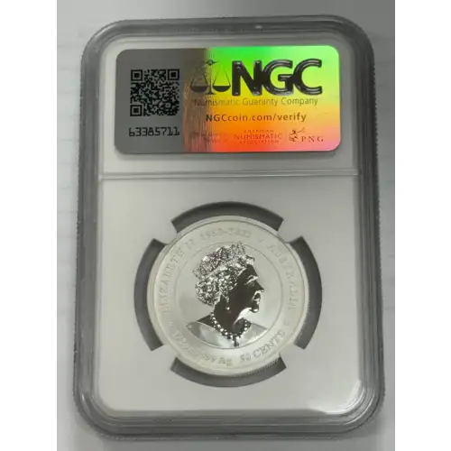 2024 AUSTRALIA Silver 50 CENTS NGC MS-70 Year of The Dragon First Releases (2)