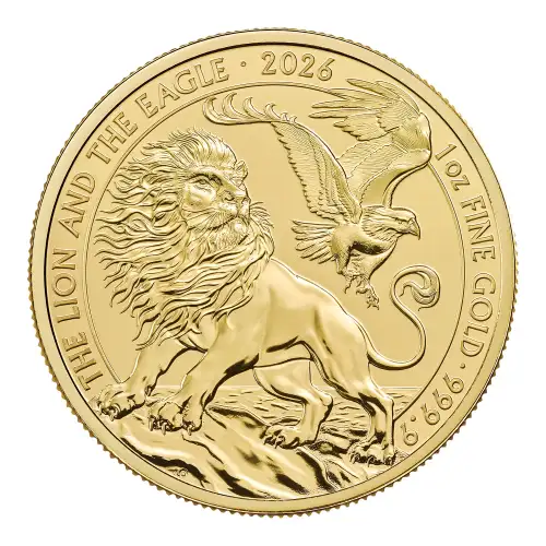 2026 1 oz The Lion and the Eagle Gold Coin (3)