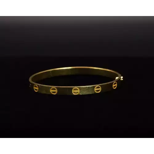 21K Solid Yellow Gold Ladies Cartier Love Bracelet S10BO2-6