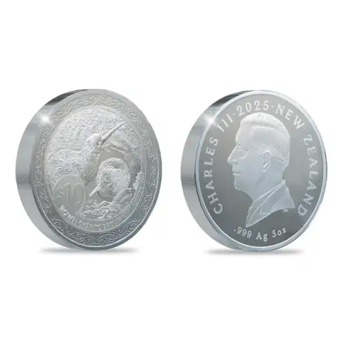 5 oz Kiwi Silver Round 2025 (2)
