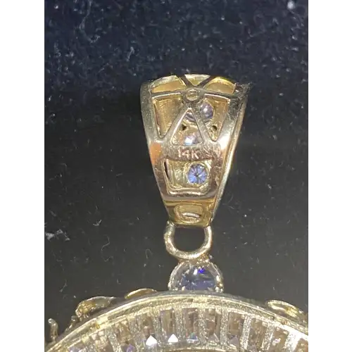 50 Peso Gold Mexico Centenario Set in 14K YG Bezel w/ Scorpions 6-2 (4)