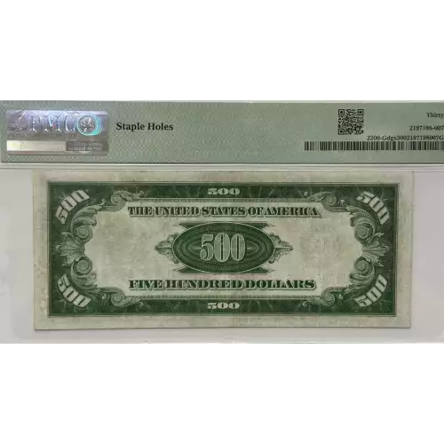 $500 1928  High Denomination Notes 2200-G (2)