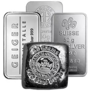 50g Generic Silver Bar