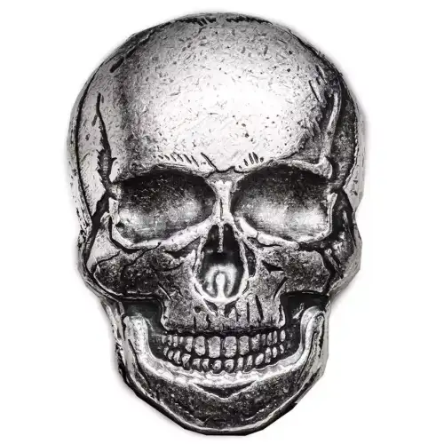 5oz Silver Scull