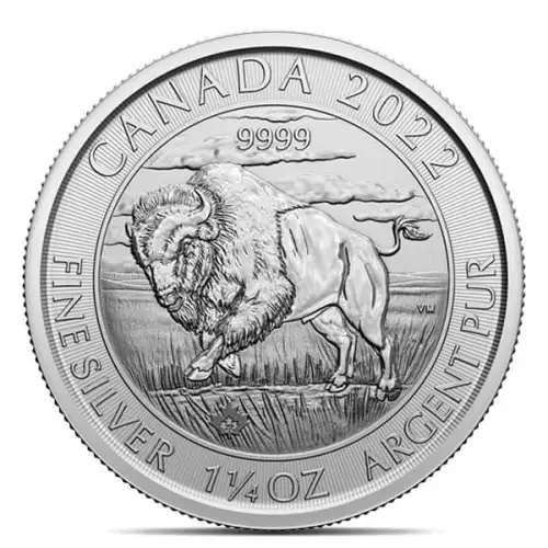 Any Year 1.25oz Canadian Silver Bison (3)