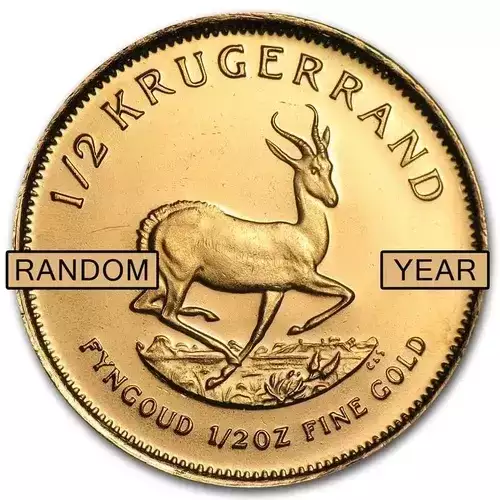 Any Year 1/2oz South African Gold Krugerrand (2)