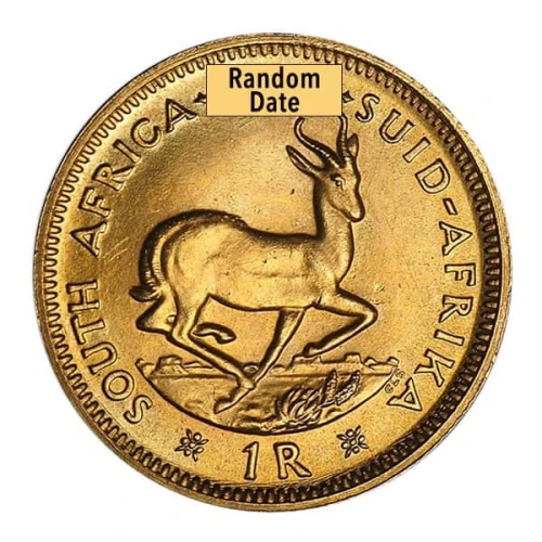 Any Year - 1 Rand South African Gold (Not Krugerrand) [DUPLICATE for #556435] (2)