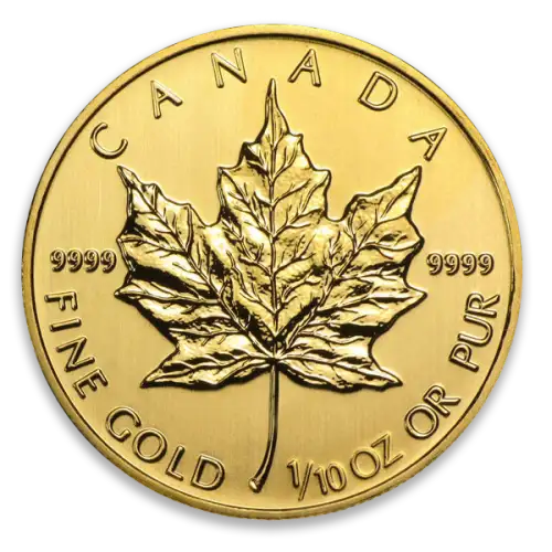 Any Year 1/10oz Canadian Gold Maple Leaf