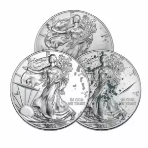 Any Year 1oz American Silver Eagle (Imperfect) (4)