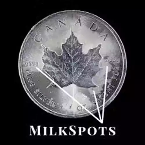 Any Year 1oz Canadian Silver Maple Leaf  ( Impaired) (2)