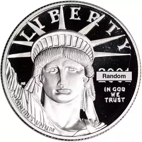 Any Year - 1oz Platinum Eagle  Proof - capsule only