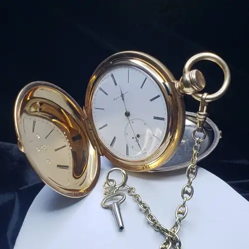 Auguste Saltzman Gold Pocket Watch S10BO18-31