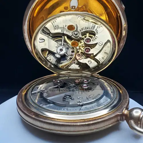 Auguste Saltzman Gold Pocket Watch S10BO18-32