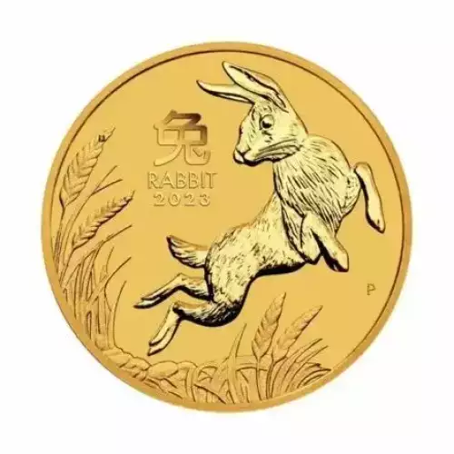 Australian 1/4 oz Gold Lunar Rabbit 2023