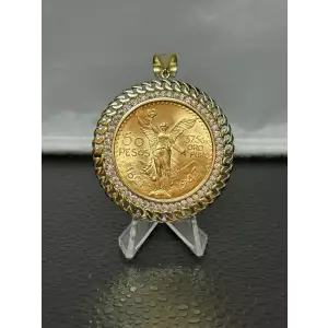 Authentic Mexico Gold 50 Peso Coin 