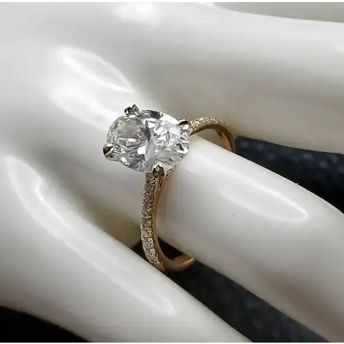 engagement ring 2.5ct Oval Lab Diamond - B9-6 (3)