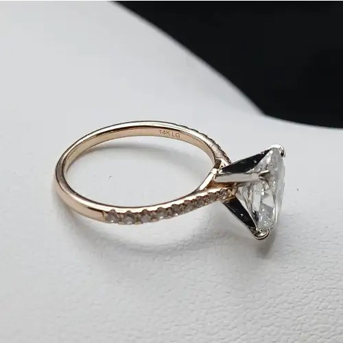 engagement ring 2.5ct Oval Lab Diamond - B9-6 (5)