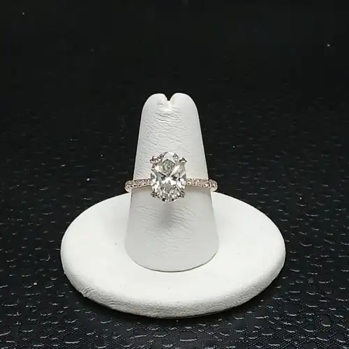 engagement ring 2.5ct Oval Lab Diamond - B9-6 (2)