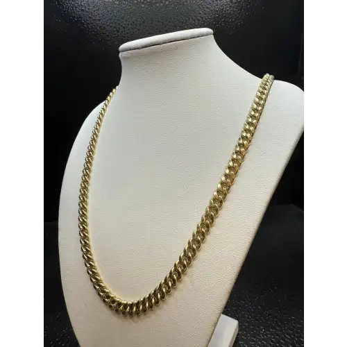 FIX - 10K Yellow Gold Mens Cuban Style Chain 22