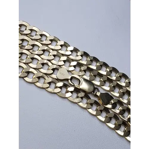 FIX 14K Yellow Gold Mens Curb style Necklace 24