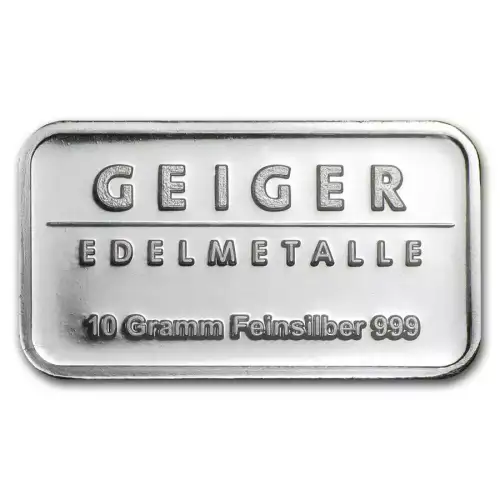 Geiger Silver Bar (10-Gram) (2)