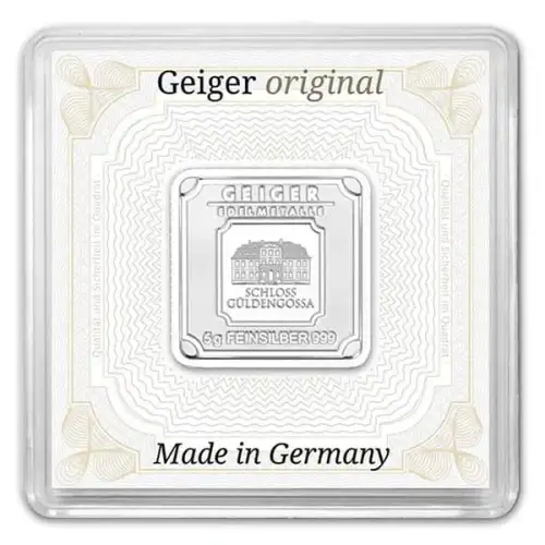 Geiger Silver Bar (5-Gram)