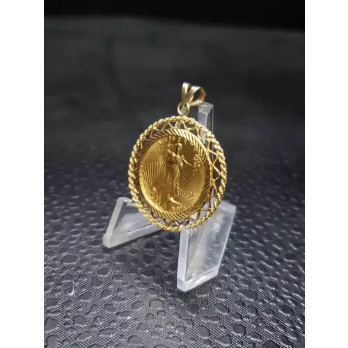 Gold American Eagle 22k Pendant (5)