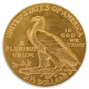 Indian $2.5 (1908 - 1929) - Circ