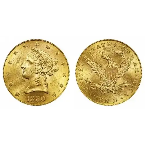 Liberty Head $10 (1838 - 1907) - Circ (2)
