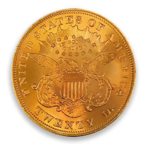 Liberty Head $20 (1849 - 1907) - Circ