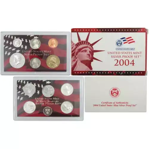 Mint Proof Set - 2004S 11 Piece Silver ($2.96 FV) - Set