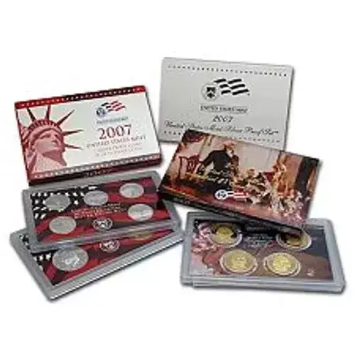 Mint Proof Set - 2007S 14 Piece Silver ($6.91 FV) - Set