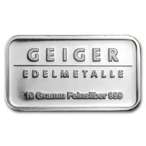Geiger Silver Bar (10-Gram) (2)