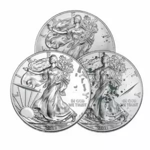 Any Year 1oz American Silver Eagle (Imperfect) (4)