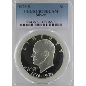 1976-S $1 Silver, DCAM (2)