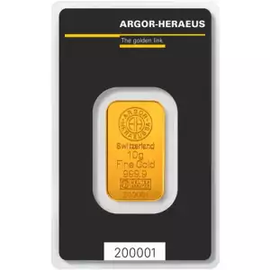 10 Gram Argor Heraeus Kinebar Gold Bar (2)