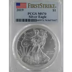 2019 $1 Silver Eagle First Strike