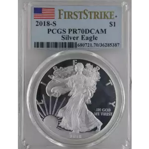 2018-S $1 Silver Eagle First Strike, DCAM (2)